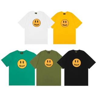 เสื้อยืดแขนสั้น พิมพ์ลาย Justin Bieber Smiley Face สําหรับผู้ชาย