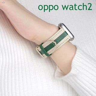 สายนาฬิกาข้อมือหนัง ขนาดใหญ่ สําหรับ OPPO Watch 2 1 OPPO 46 มม. 42 มม. 41 มม.