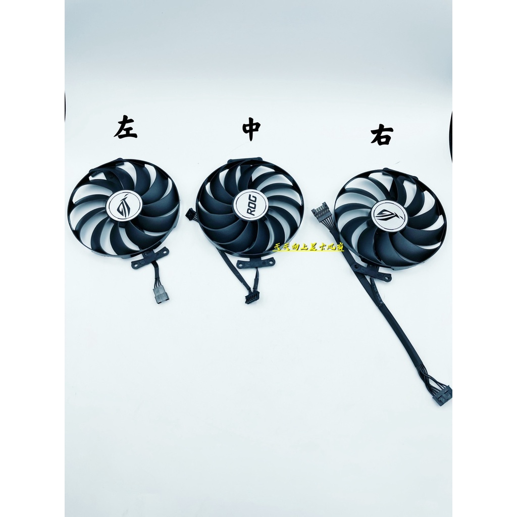 คลังสินค้าพร้อม Express Asus ROG STRIX 3060Ti 3070 3080 3090 6700xt 6800 Raptor พัดลมการ์ดกราฟิก