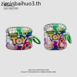 [จัดส่งรวดเร็ว] เคสหูฟังบลูทูธไร้สาย แบบนิ่ม กันกระแทก ลาย Toy Story Buzz Lightyear สําหรับ airpods Pro2 3