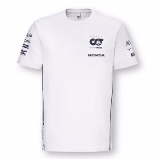 เสื้อยืดแขนสั้น แบบแห้งเร็ว ลาย Scuderia AlphaTauri Fleet 2023 F1 53535