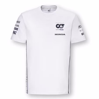 เสื้อยืดแขนสั้น แบบแห้งเร็ว ลาย Scuderia AlphaTauri Fleet 2023 F1 Formula One