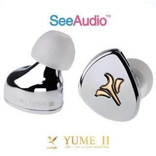 Faaeal SeeAudio YUME 2 หูฟังอินเอียร์ ไฮบริด 2BA+1DD ตัดเสียงรบกวน สําหรับเล่นกีฬา