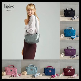 Kipling ใหม่ กระเป๋าถือ กระเป๋าสะพายไหล่ ทรงเมสเซนเจอร์ สไตล์ลิมิเต็ดอิดิชั่น สําหรับสตรี 13884 (7 สี)