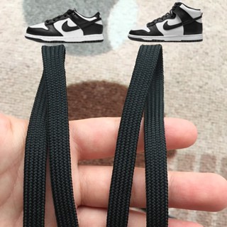 [ชนเผ่าสีหลัก] Nike Dunk LOw Retro Panda Shoelace AJ1 ของแท้ รองเท้าส้นแบน สีขาว เข้ากับทุกการแต่งกาย