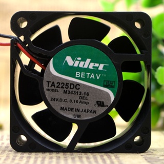 พัดลมอินเวอร์เตอร์ NIDEC TA225DC M34313-16 24V 0.16A 6 ซม. 6025