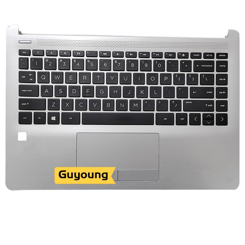 Yjx ทัชแพดคีย์บอร์ด สําหรับ HP 340 348 G7 palmrest 6070B1688801 L81308-001 พร้อมรูลายนิ้วมือ