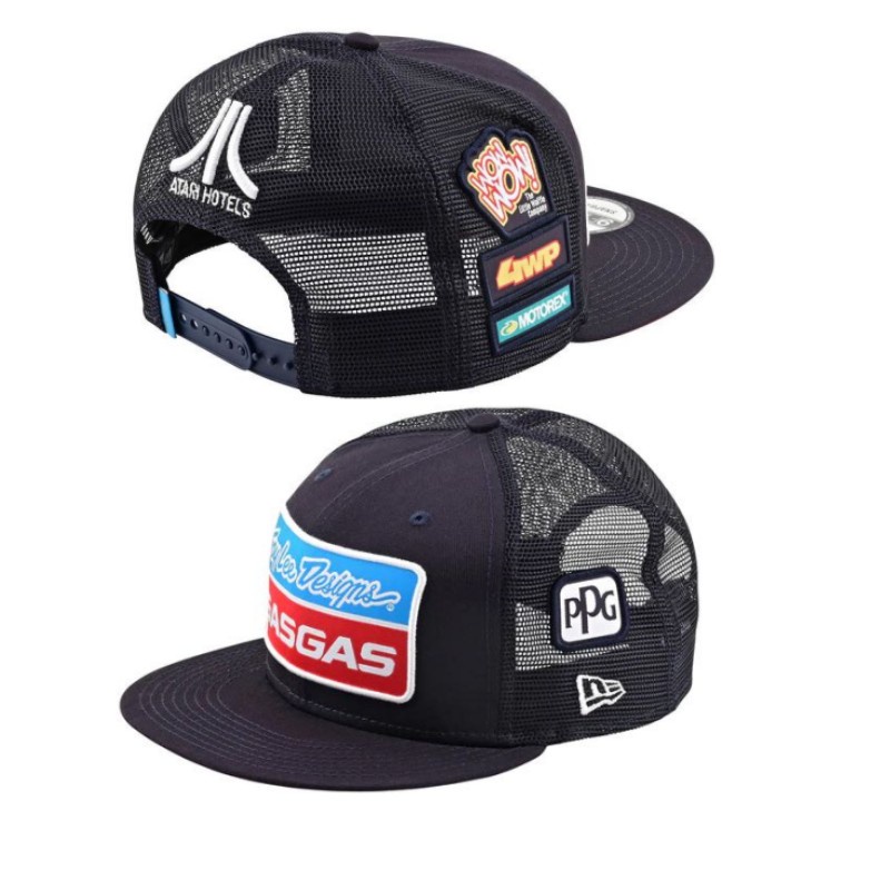 2021 Topi TLD GAGAS Troy Lee ตาข่ายออกแบบ Snapback หมวกผู้ชายผู้หญิงตาข่าย Trucker หมวกปรับกีฬา Motocross ทีมหมวก - รูปที่ 3