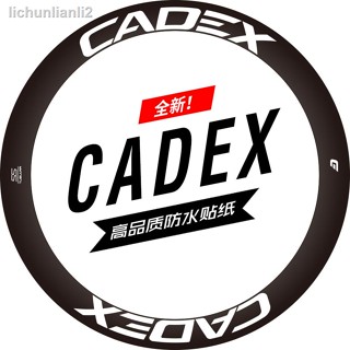 พร้อมส่ง = CADEX สติกเกอร์คาร์บอน เปลี่ยนสีได้ สําหรับติดขอบล้อรถจักรยาน 36 42 65 50 ULTRA