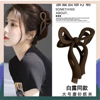 กิ๊บหนีบผม โบว์ติดผมนักเรียน อินเทอร์เน็ตคนดังอารมณ์โบว์ hairpin ผู้หญิงขัดคว้าคลิปผมใหม่ขนาดใหญ่คว้ากลับหัวคลิปหมวกฉลามคลิป