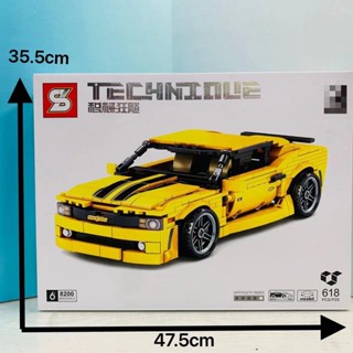 Jiazhi S Brand 8200 Bumblebee-Comaro 1:14 โมเดลรถยนต์ ของเล่นเสริมการเรียนรู้เด็ก