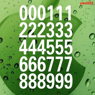 ▼❈สติกเกอร์ตัวเลข ฉลุลาย กันน้ํา มีกาวในตัว สําหรับติดตกแต่งที่นั่งรถยนต์