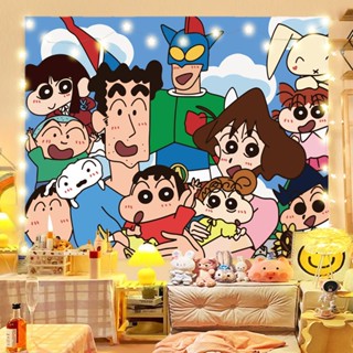 พรมปูพื้นหลัง ลายการ์ตูนชินจัง สําหรับตกแต่งห้องนอน หอพัก