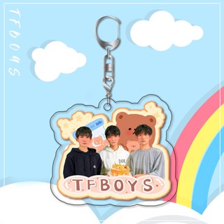 Tfboys พวงกุญแจ จี้รูปสินค้า Yi Yang Qianxi Wang Junkai Wang Yuan TFBOYS Yiyang Qianxi Wang Junkai Wang Yuan8.12 สําหรับผู้หญิง