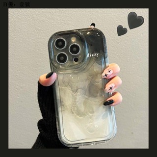 เคสโทรศัพท์มือถือ แบบนิ่ม ลายอุกกาบาต ไล่โทนสี สําหรับ Apple Iphone 13promax 14 12 11 xs