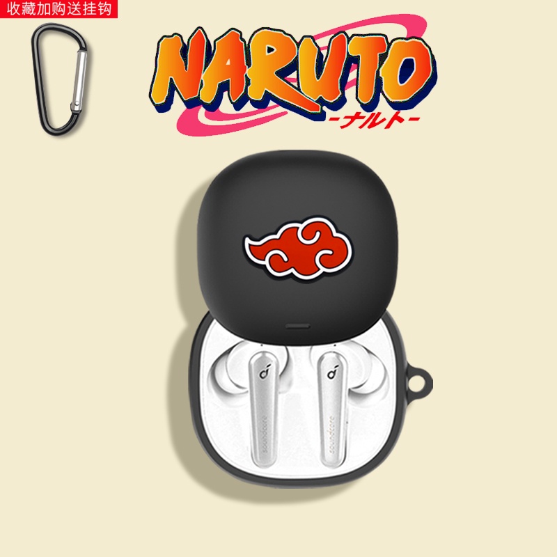 For Anker Soundcore Liberty 4 Case Anime Naruto Soundcore Liberty Air2 Pro / Soprt X10 / Space A40 Silicone Soft Case Cartoon Crayon Shin-chan Shockproof Case Protective Cover