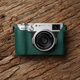 เคสกระเป๋าหนังวัวแท้ ป้องกันกล้อง สําหรับ Fuji X100V