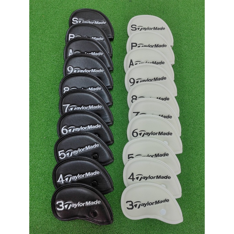 【Taylormade】 พร้อมส่ง Golf Head Cover ผ้าคลุมหัวไม้กอล์ฟ หนัง PU แบบแม่เหล็ก