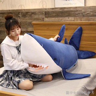 Megalodon หมอนตุ๊กตาปลาฉลาม ขนาดใหญ่ ของเล่นสําหรับเด็ก