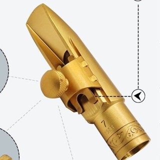 Yixi Style หัวขลุ่ยแซกโซโฟน โลหะ E Key Alto Down B Key Tenor สไตล์มืออาชีพ สําหรับห้องสมุด