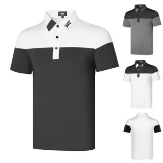 Pxg เสื้อโปโลแขนสั้น เข้ารูป เหมาะกับฤดูร้อน สําหรับผู้ชาย ใส่เล่นกอล์ฟ สินค้าใหม่