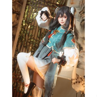 Yuanshen cos เสื้อผ้าคอสเพลย์ Guchen Huai Shenhe Young Fan สไตล์โลลิต้า สําหรับผู้หญิง
