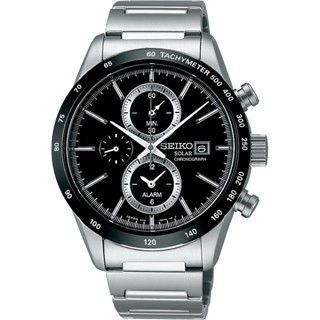 Seiko Spirit สมาร์ทวอช โครโนกราฟ พลังงานแสงอาทิตย์ Sbpy119 สีเงิน สําหรับผู้ชาย