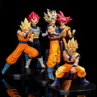 โมเดลฟิกเกอร์ อนิเมะ Dragon Ball Series Super Saiyan Dragon Ball Hero Red-Haired Son Goku Vegeta เครื่องประดับ