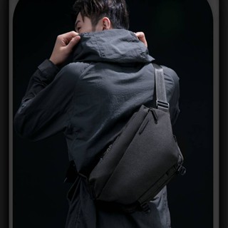 กระเป๋า คาด เอว NIID cross-body bag, same as cycling trendy mens chest bag, niche design, magnetic closure, sports function กระเป๋าสะพายไหล่ RI