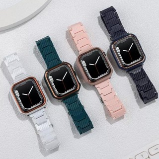 สายนาฬิกาข้อมือโลหะ คาร์บอนไฟเบอร์ สําหรับ iwatchS7 2 3 4 5 6 Generation Apple Watch 7 Generation Strap s8 ultra iwatch Apple Watch s8 7 6 5