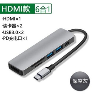 อะแดปเตอร์แปลงสายเคเบิ้ล Type C เป็น hdmi 3 Usb สําหรับแล็ปท็อป Apple Huawei Mac