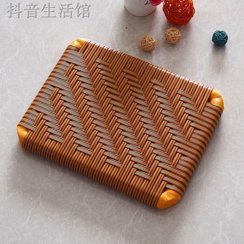 ◈✤❦เบาะรองนั่งเก้าอี้หวายสาน เบาะรองนั่งเก้าอี้ เบาะหวายสาน อเนกประสงค์ เหมาะกับฤดูร้อน - รูปที่ 6