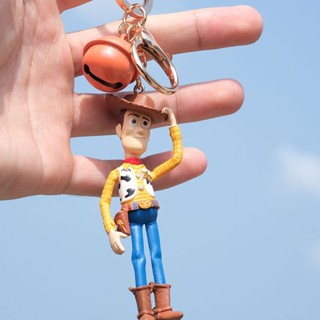 พวงกุญแจ จี้การ์ตูน Toy Story Buzz Lightyear Woody ของเล่นสําหรับเด็ก