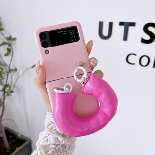 เคสโทรศัพท์มือถือ ฝาพับ กันกระแทก พร้อมช่องใส่บัตร สําหรับ Samsung ZFlip3 ZFlip4 5G flip1 2 P50 s findn2flip