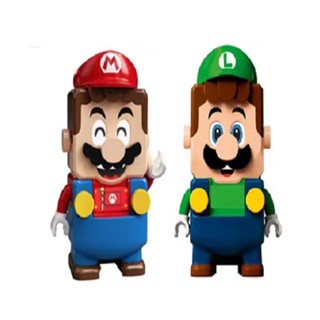 บล็อคตัวต่อ Super Mario 71360 Mario 71387 Luigi ของเล่นเสริมการเรียนรู้เด็ก