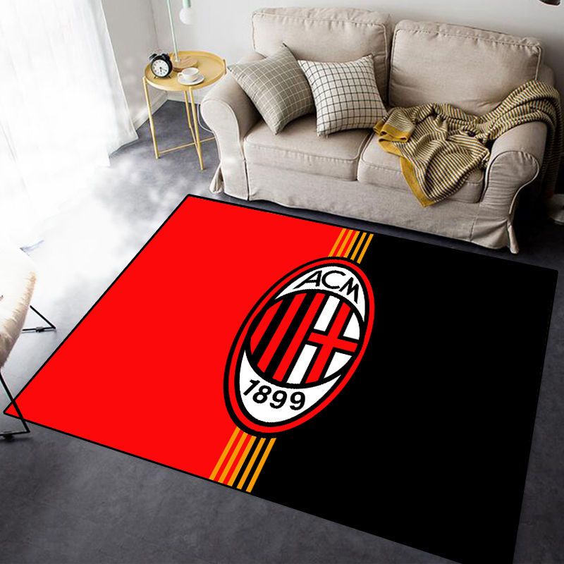 พรมปูพื้น กันลื่น ลายโลโก้ฟุตบอล สําหรับตกแต่งบ้าน ห้องนั่งเล่น โซฟา - รูปที่ 3