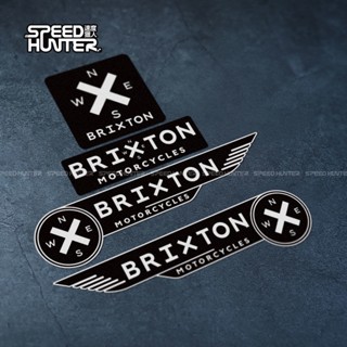 สติกเกอร์ตกแต่งถังน้ํามันเชื้อเพลิง สีทอง สําหรับ Brixton Brixton