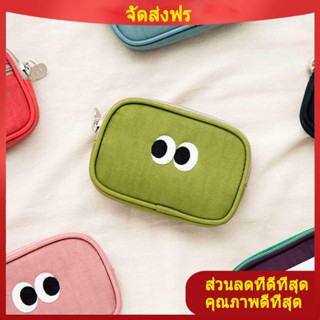 กระเป๋า สตางค์ กระเป๋าสตางค์ กระเป๋าเครื่องสําอางค์ เกาหลีนำเข้า livework น่ารักตาโตผ้าฝ้ายสั้นกระเป๋าสตางค์ U Disk Card Bag กระเป๋าใส่เหรียญกระเป๋าใบเล็ก
