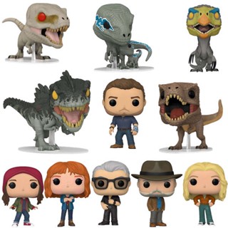 Funko pop ตุ๊กตาฟิกเกอร์ Jurassic World Dragon Raptor Velociraptor Tyrannosaurus Rex แฮนด์เมด