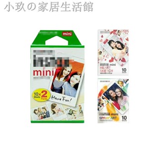 ✙กระดาษโฟโต้โพลารอยด์ ฟูจิ instaxmini7s/7c/7+/8/9/25/11/12/40/90 ลูกไม้