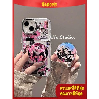 เคสไอโฟน เกาหลีสุดฮอต BLACKPINK วงเกิร์ลกรุ๊ปสตาร์เรคคอร์ดเคสมือถือ Apple 13pro รุ่นใหม่สำหรับ iPhone14 promax 12ช่อง11หญิง13สร้างสรรค์14เคสป้องกันแบบเต็ม