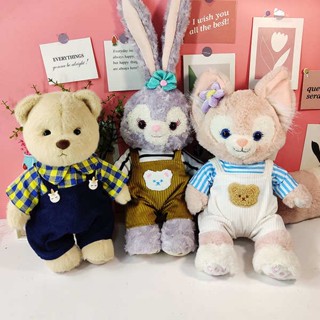 teddytales เสื้อผ้าหมีลีน่า ชุดเอี๊ยมตุ๊กตา Linna Belle 40cm ชุดเสื้อผ้าตุ๊กตาหมี Lena