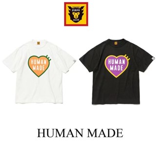 ใหม่ เสื้อยืดแขนสั้น พิมพ์ลายกราฟฟิคหัวใจ มนุษย์ทํา สําหรับผู้ชาย และผู้หญิง