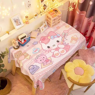 ผ้าปูโต๊ะ ลายการ์ตูน Cinnamon Dog Kuromi น่ารัก สําหรับห้องนอน หอพัก