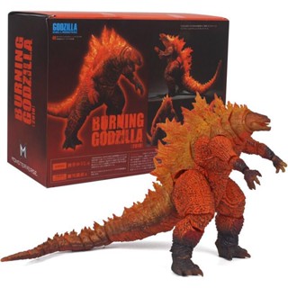 [BTF] พร้อมส่ง ฟิกเกอร์ NECA Godzilla SHM Red Lotus Godzilla Red Lotus Jet Energy Monster BOLN