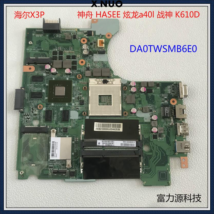 Shenzhou Ares K610D K4 k650D A40L X3P K660 k480 เมนบอร์ด DA0TWSMB6E0