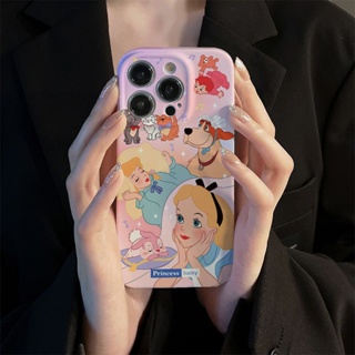 เคสโทรศัพท์มือถือ แบบแข็ง ลายการ์ตูนอลิซ สําหรับ iphone11 12 13 14 promax x xs xr 6s i7 i8