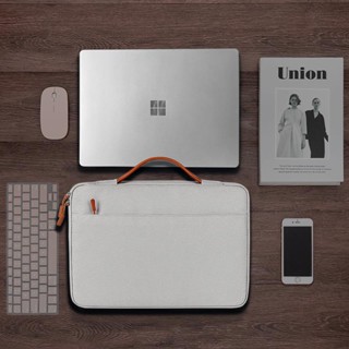 เคสกระเป๋าใส่แท็บเล็ต แบบนิ่ม แบบพกพา สําหรับ Microsoft surface pro9 8 ipad Apple macbook Lenovo air 46.6 ซม. Huawei matebook 13 15.6 16