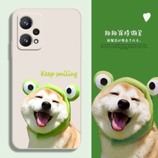 ใหม่ เคสโทรศัพท์มือถือ ซิลิโคนนิ่ม กันกระแทก ลายสุนัขน่ารัก Keep Smiling สําหรับ realme q5pro q5 Q3 q3s q3pro