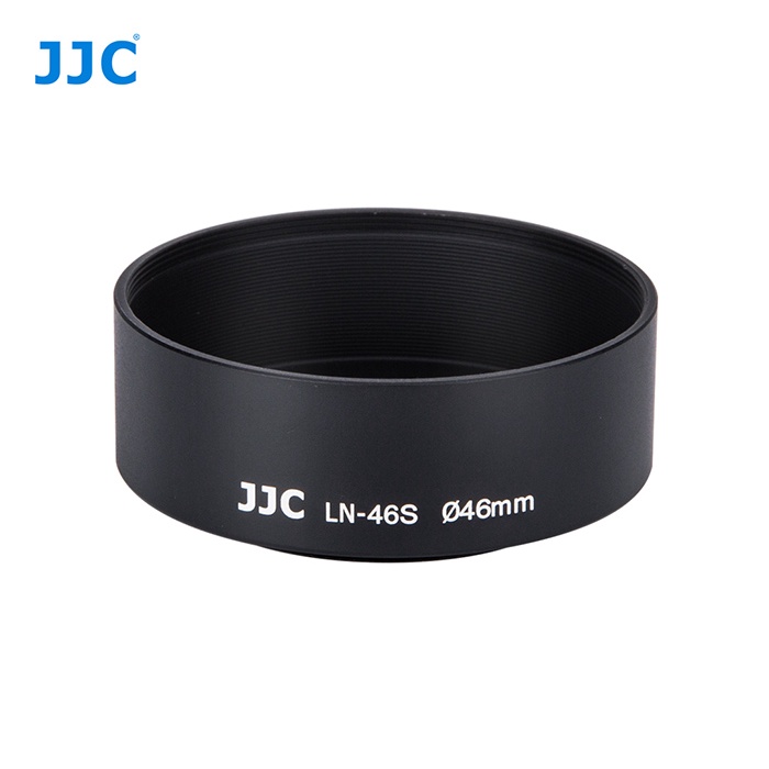 JJC LN-46S เลนส์ฮูดโลหะ (ชนิดเกลียวใน) สำหรับ Olympus M.ZUIKO DIGITAL 25mm 1:1.8 Lens / 17mm F1.8 / 